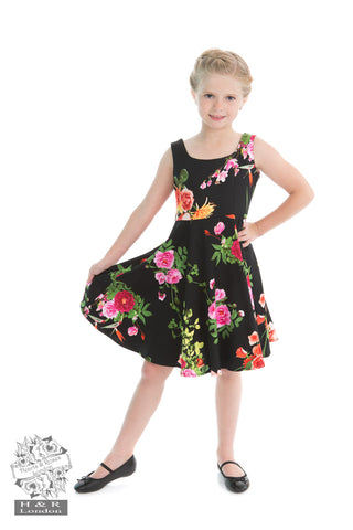 Hearts & Roses Classical Vintage Swing Dress (KIDS)
