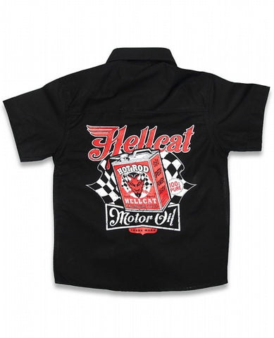 Hotrod Hellcat Motor Oil Collared Shirt KIDS