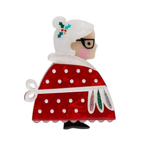 Erstwilder MRS. CLAUSE BROOCH