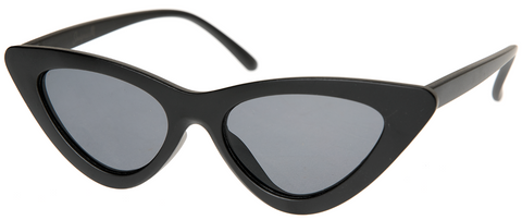 SOURPUSS CAT EYE SUNGLASSES MATTE BLACK