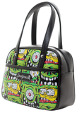 Sourpuss Fink Faces Mini Bowler Purse