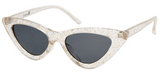 SOURPUSS CAT EYE SUNGLASSES GLITTER
